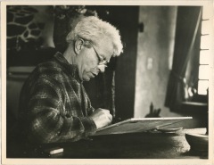 Robert Tatin à la Frénouse, 1965